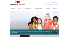 Desktop Screenshot of 1stchoicepediatrics.com